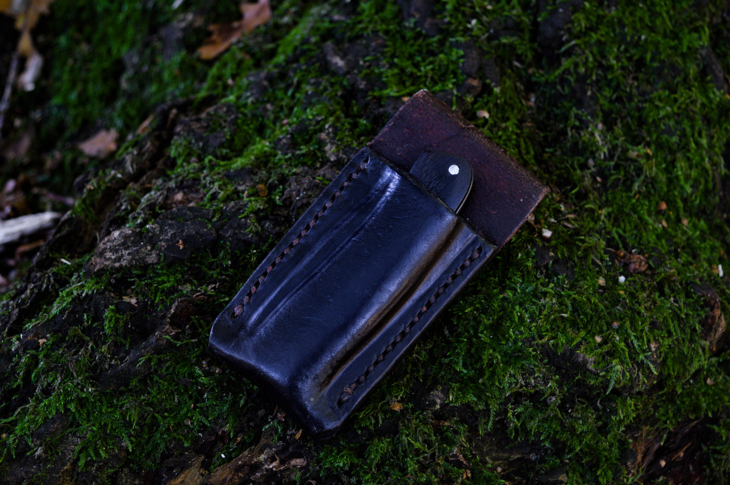 Hand-forged Sloyd Slipjoint / Heavy Duty Folding Knife / O1 Tool Steel blade with Wrought Iron Bolsters and Bog Oak Scales / UK Legal Pocketknife