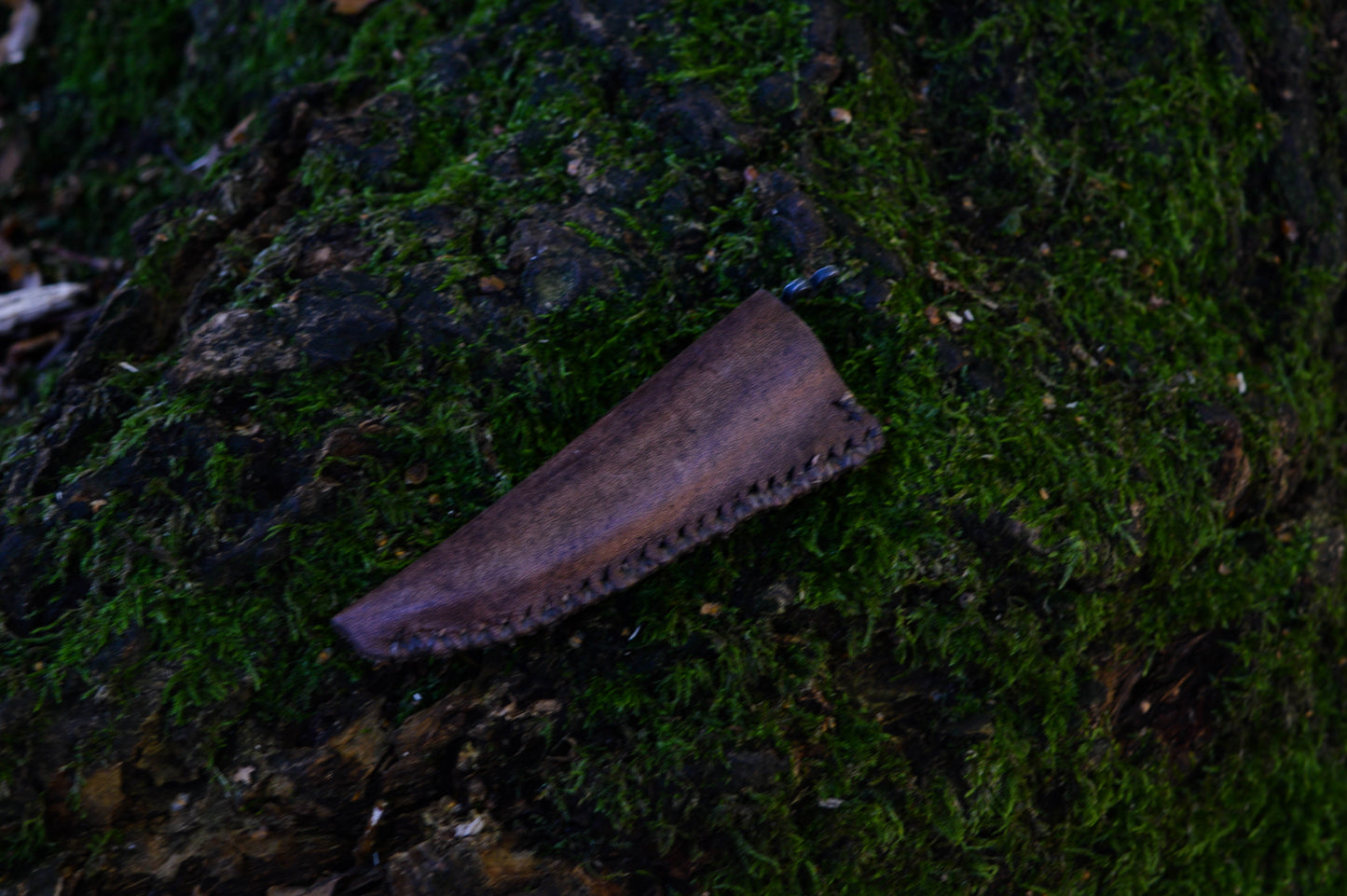 Hand-forged Viking Friction Folder / 15n20 Blade / Stag Antler Handle / UK Legal Pocket Knife